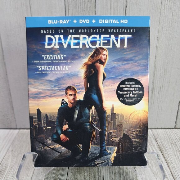 Divergent - Blu-ray + DVD + Digital HD 2-Disc 2014 - Picture 1 of 6